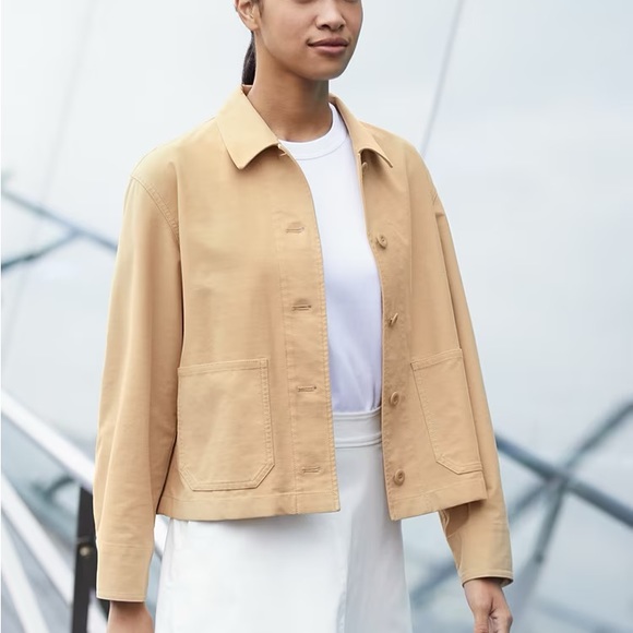 Uniqlo Jackets & Blazers - SOLD. UNIQLO Cropped Jacket with Patch Pockets